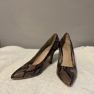 Snake skin heels